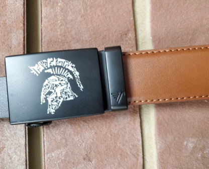 Tactical Shit MISSION EDC Belt-40mm-Leather-Brown - Image 2