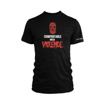 Comfortable with Violence Tactical Shit-Goon Squad Collab T-shirt