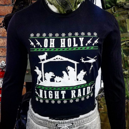 Oh Holy Night Raid Tactical Shit T-shirt