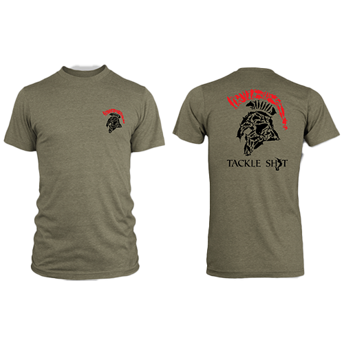 Tackle Shit Spartan Fish Head T-Shirt-Light Olive – Sig Glockincolt