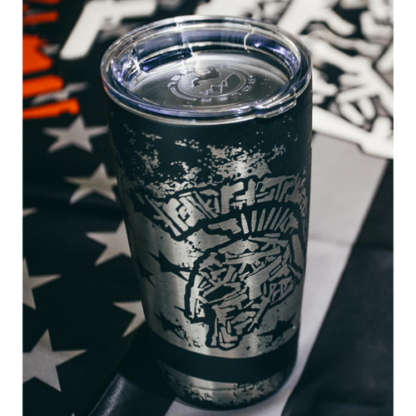 Tactical Shit Battle Worn Spartan Logo Insulated Tumbler