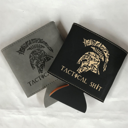 Tactical Shit Leather-Like Koozie