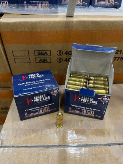 Hughes Precision AR-9 & Subgun Brass 9mm 124gr 1000rds