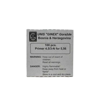 Ginex Small Rifle Primers 1000 CT