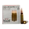Sterling 123gr 7.62x39 FMJ Steel Case 1000rds Ship Free