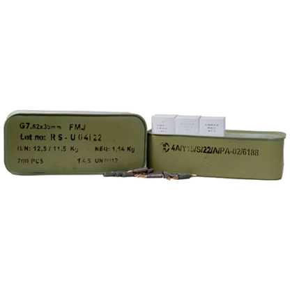 Century Arms 7.62x39 123gr Lead Core FMJ 700rd Tin - Range Safe! - Image 3