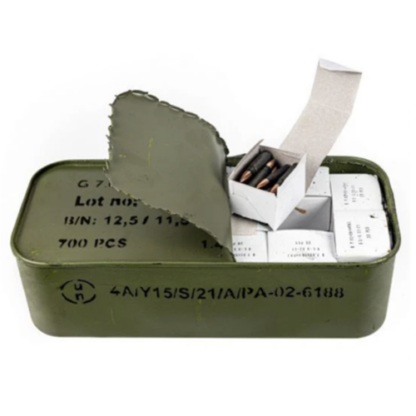 Century Arms 7.62x39 123gr Lead Core FMJ 700rd Tin - Range Safe!