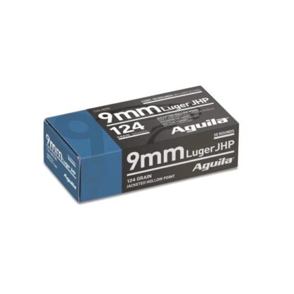 Aguila 9mm 124gr JHP - 50 Rounds