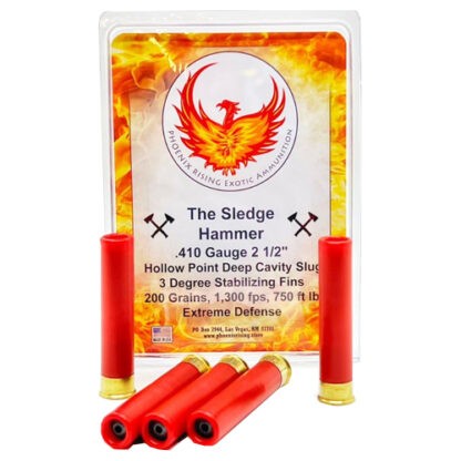 Phoenix Rising .410 Sledge Hammer HP Slug 2 1/2" 5rd Pack