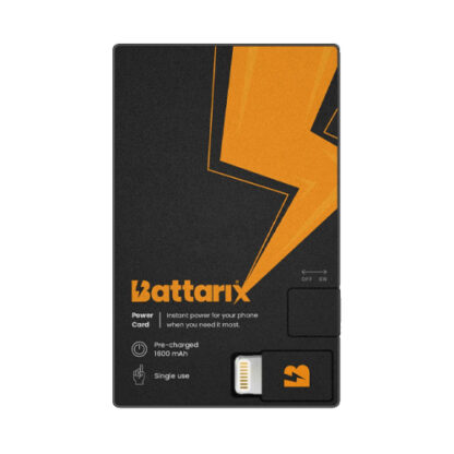 Battarix 1600mAh Disposable Emergency Power Card Charger - Image 2