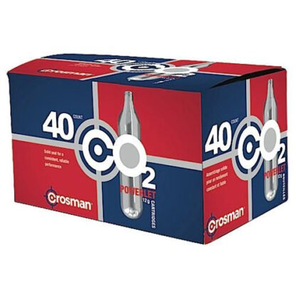 Crosman Powerlet, Cros 23140 - Powerlet 12g Co2 Cylinders 40pk