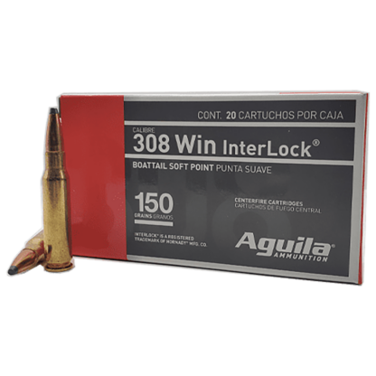 Aguila 308 Win 150gr InterLock BTSP 20rd Box