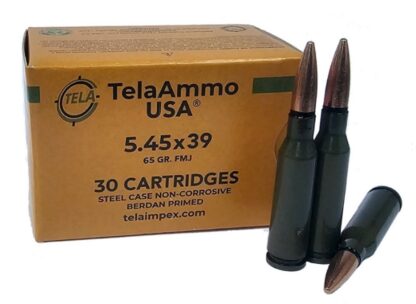 TelaAmmo 5.45x39mm 65gr Steel Case FMJ 1500rd Case