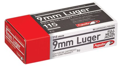 Aguila 9mm 115gr FMJ 1000rd Case