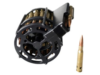 FosTech FT-1501 .50 Cal 20rd Drum – Black | Barrett .50 BMG Compatible-2