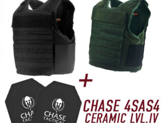 Highcom Trooper Tac XL Plate Carrier And 2 Chase LVL IV 4sas4 Plate Bundle