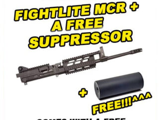 FightLite MCR DUAL-FEED AR-15 Upper Assembly - 5.56 NATO, 16.25” Quick-Change Barrel, M-LOK Rail-Interface System - FREE Suppressor!!-2