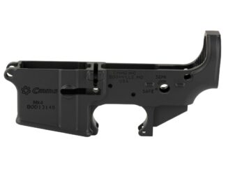 CMMG, MK4, Semi-automatic, Stripped Lower Receiver, 223 Remington/5.56 NATO, Cerakote Finish, Armor Black