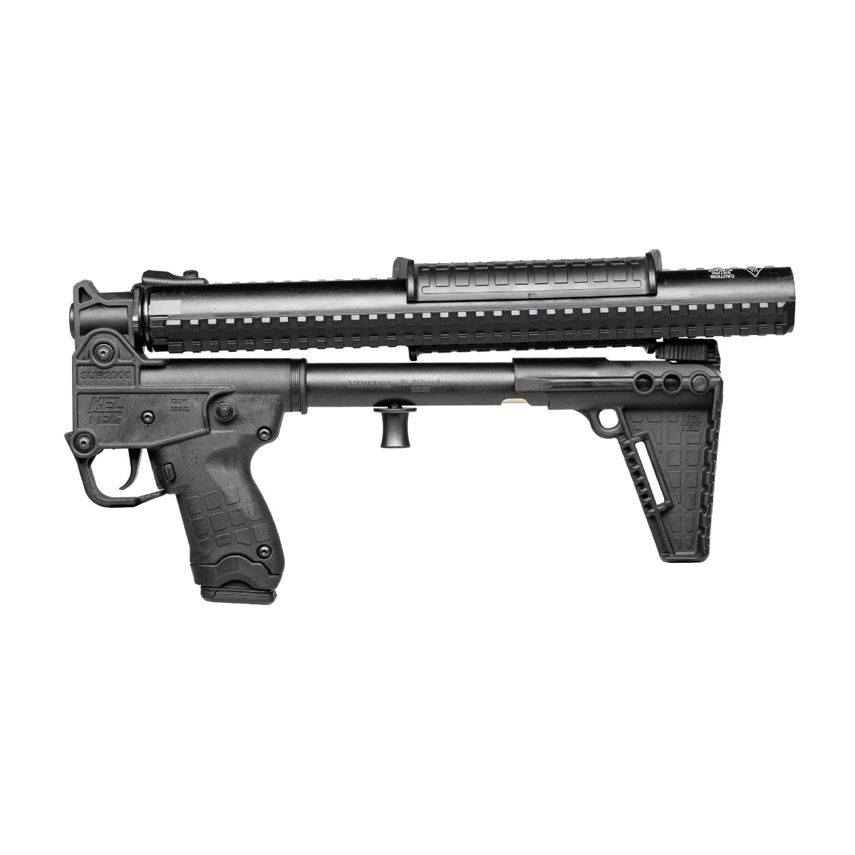 Kel-Tec SUB2000 CQB 9mm Integrally Suppressed Rifle, 16.25" Barrel, Glock 19 Magazine Compatible, 17 Rounds