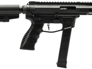 GForce Arms Jawbone 9mm Pistol, 5" Threaded Barrel, 33 Round, Picatinny Receiver, Brace, Black